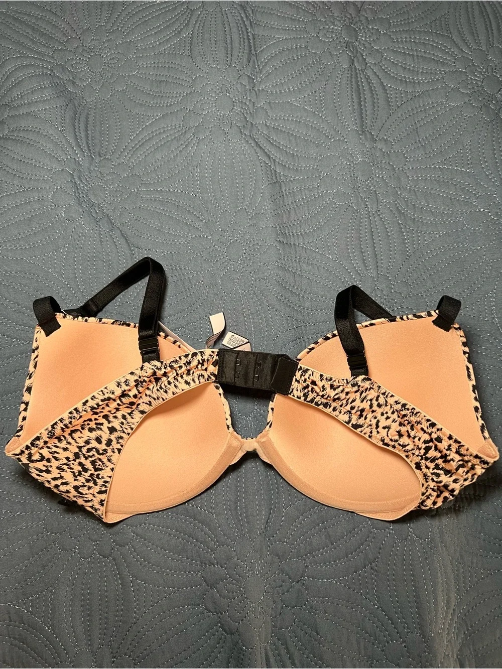 Victoria's Secret Leopard Push-Up Bra - Black & Tan 36C - Picture 4 of 4